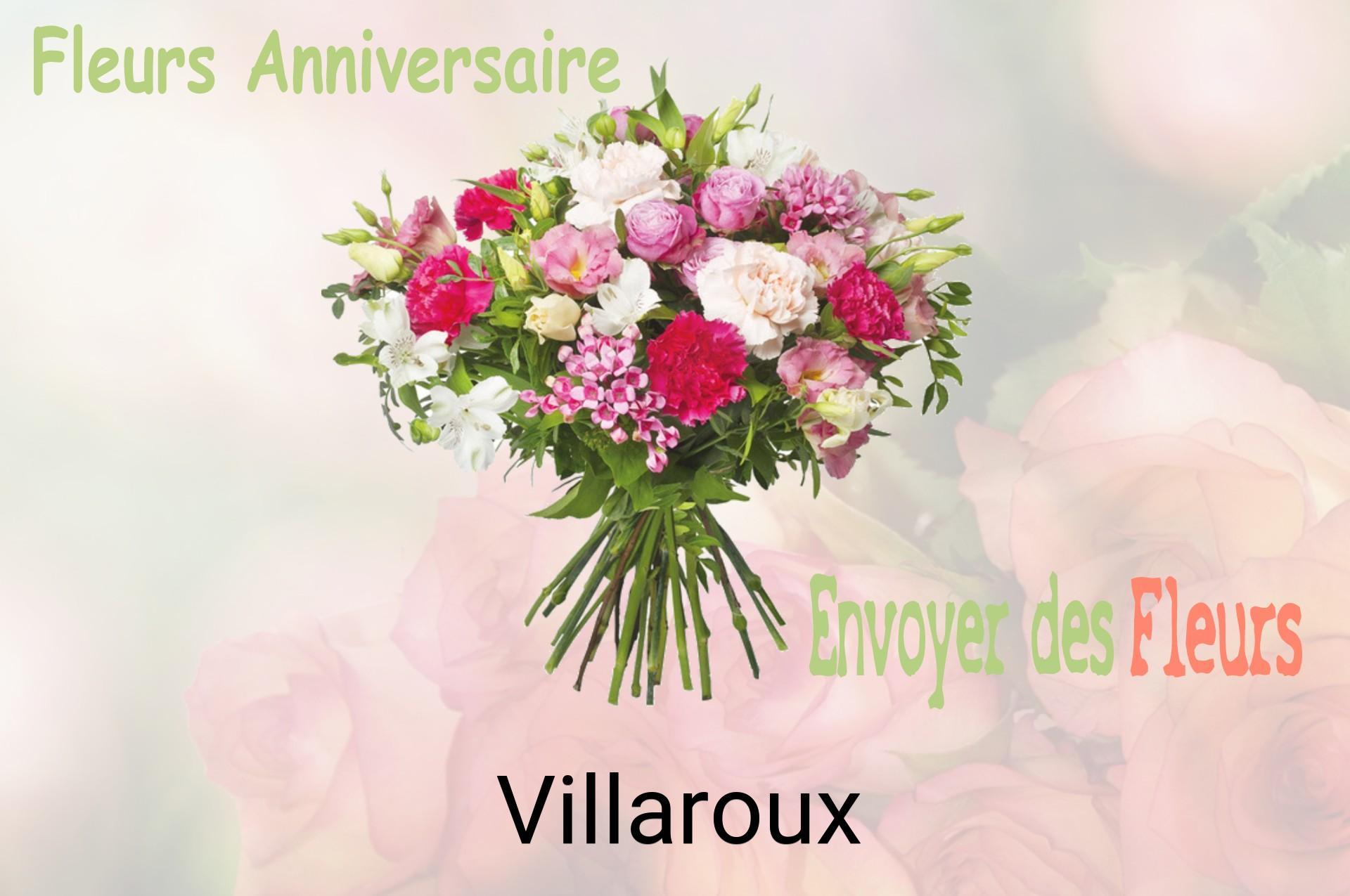 Bouquet de fleurs d’anniversaire livré à Villaroux