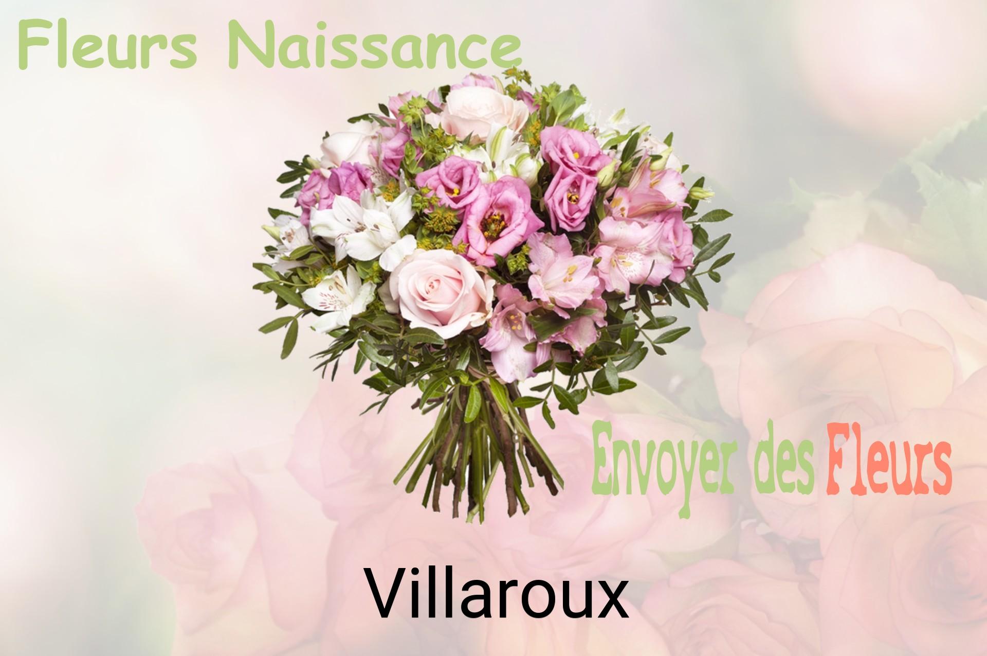 Bouquet de fleurs de naissance livré à Villaroux