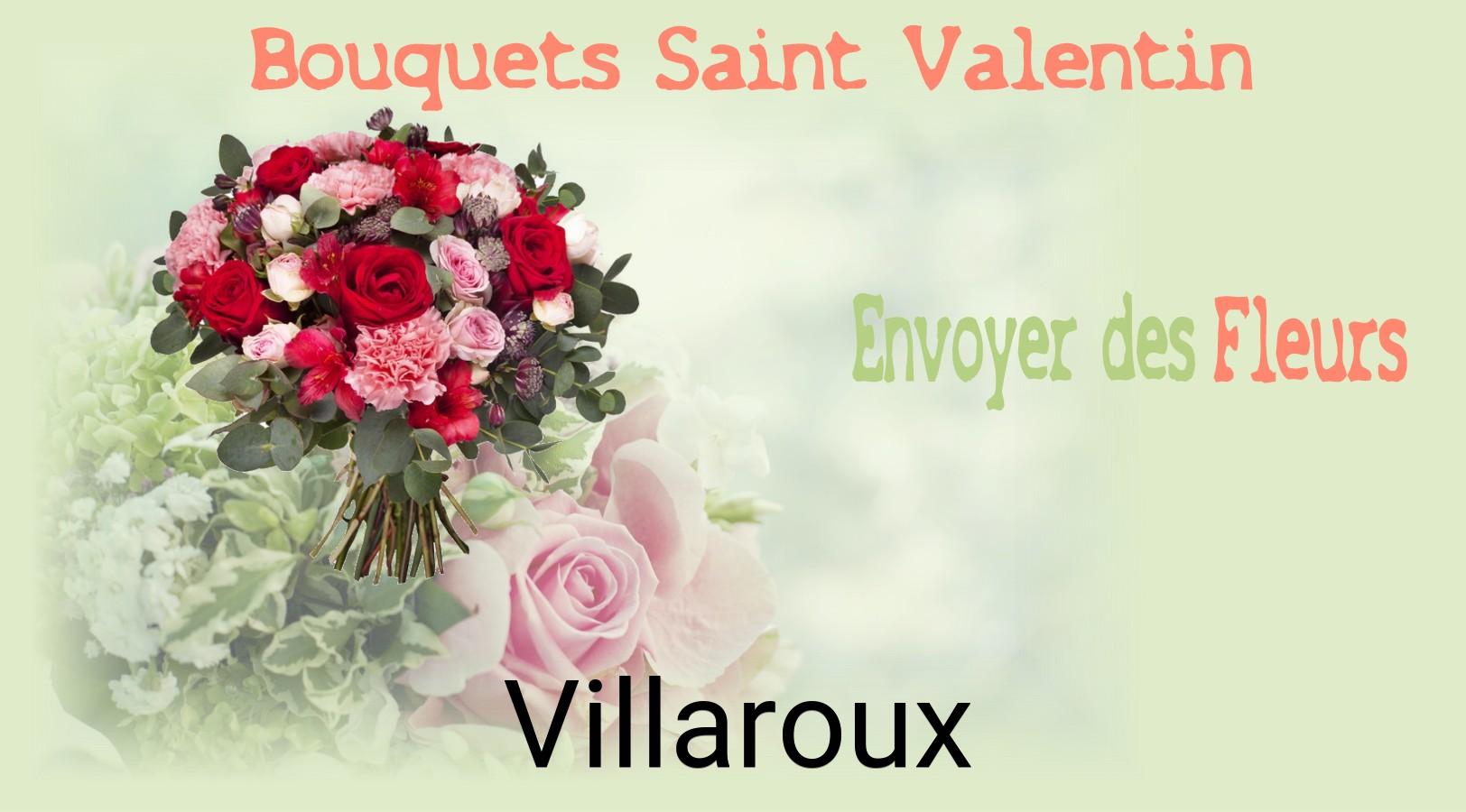 Roses de Saint-Valentin livrées à Villaroux